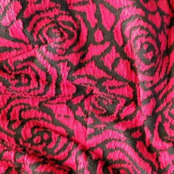 Dress Charming Charlie Sleeveless Tank Red Black Floral Women's WOMAN'S Small - Picture 8 of 10